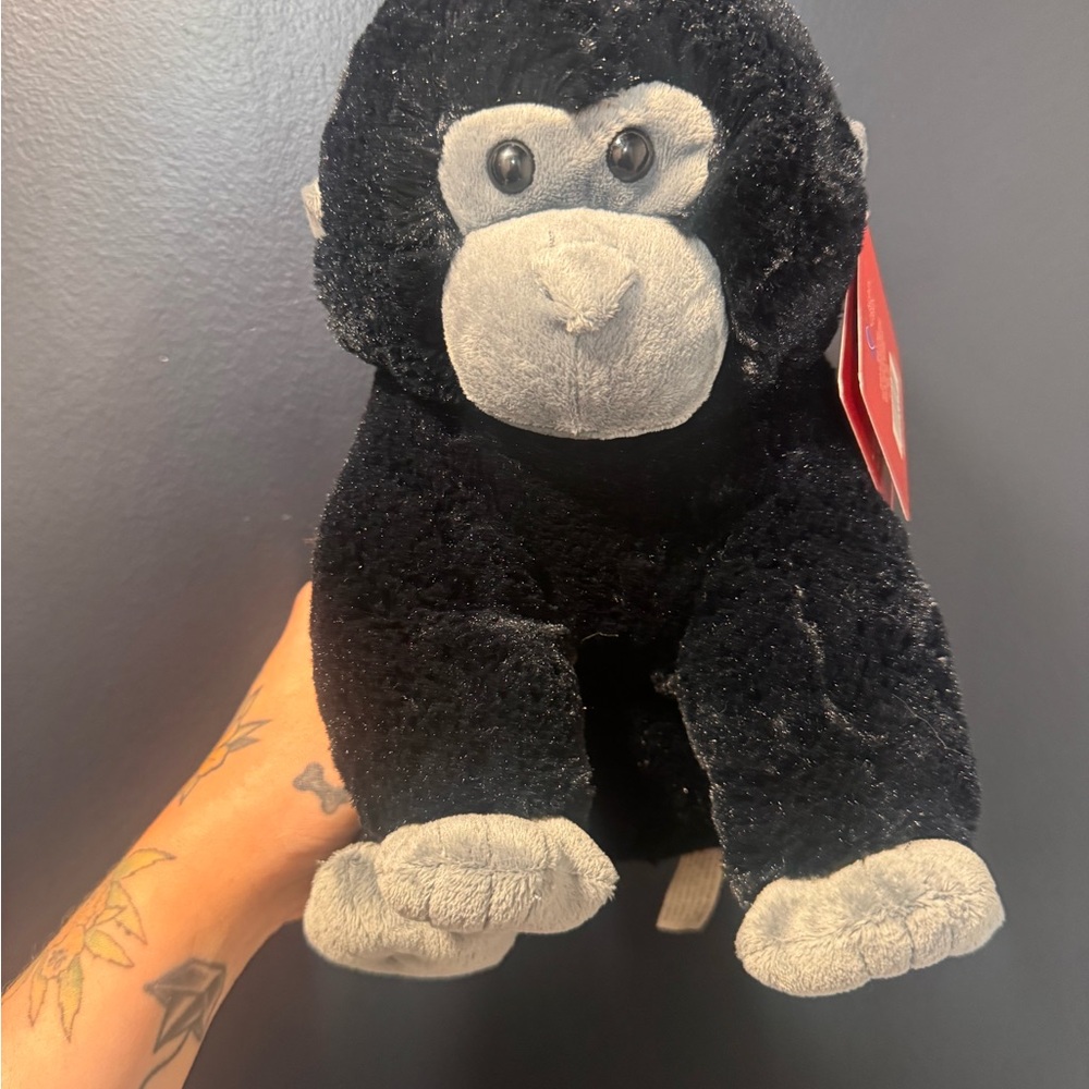Kohl's Cares Gorilla Plush Stuffed Animal Black Gray Monkey Ape Soft Toy w/ Tag